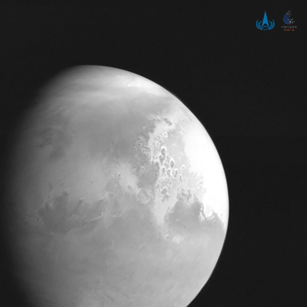 Mars gefotografeerd door