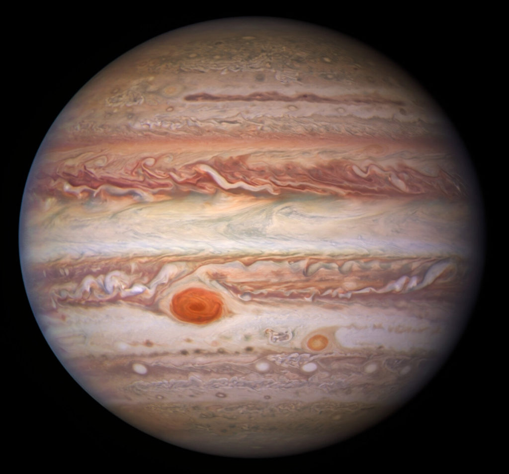 Jupiter in zichtbaar licht