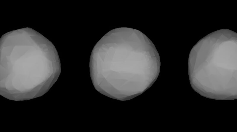 3D model van asteroïde 24 Themis