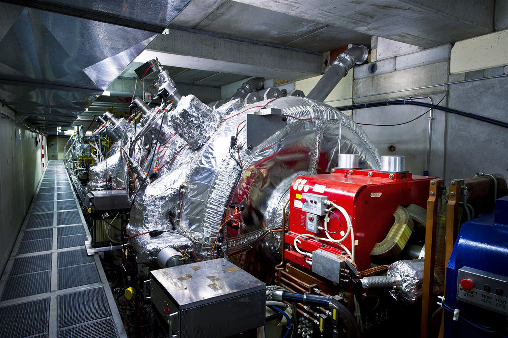 Deel van de antimateriefabriek van CERN in Zwitserland