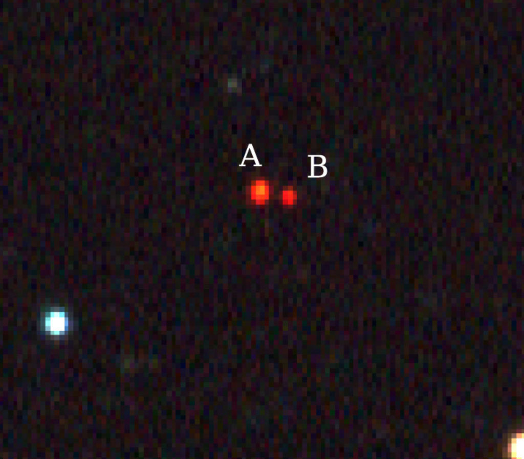 het bruine dwergenpaar CWISE J0146-0508AB