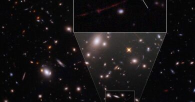 Hubble-opname van Earendel