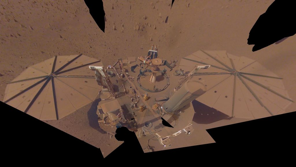 Selfie van de Mars InSight Lander