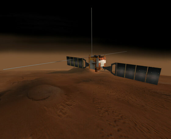Mars Express - artist impressie