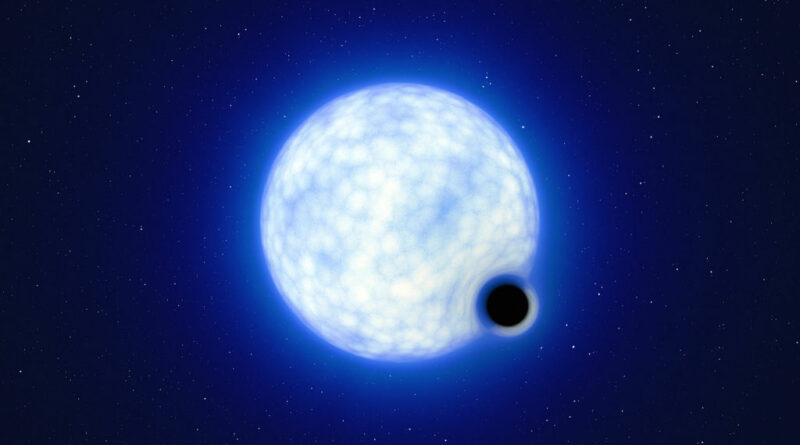 Stellair zwart gat in de Tarantulanevel gevonden