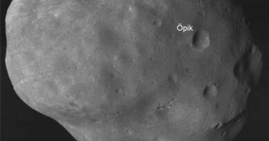 Tianwen 1 fotografeert de Marsmaan Phobos