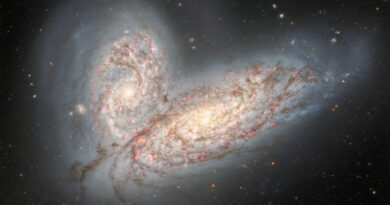 NGC 4567 en NGC 4568 door de Gemini North-telescoop