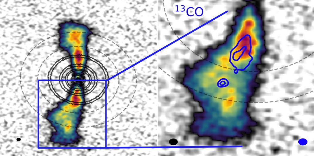 ALMA ziet circumplanetaire schijf bij jonge ster