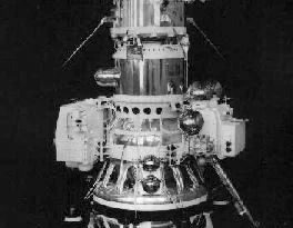 model van de Luna 10 ruimtesonde