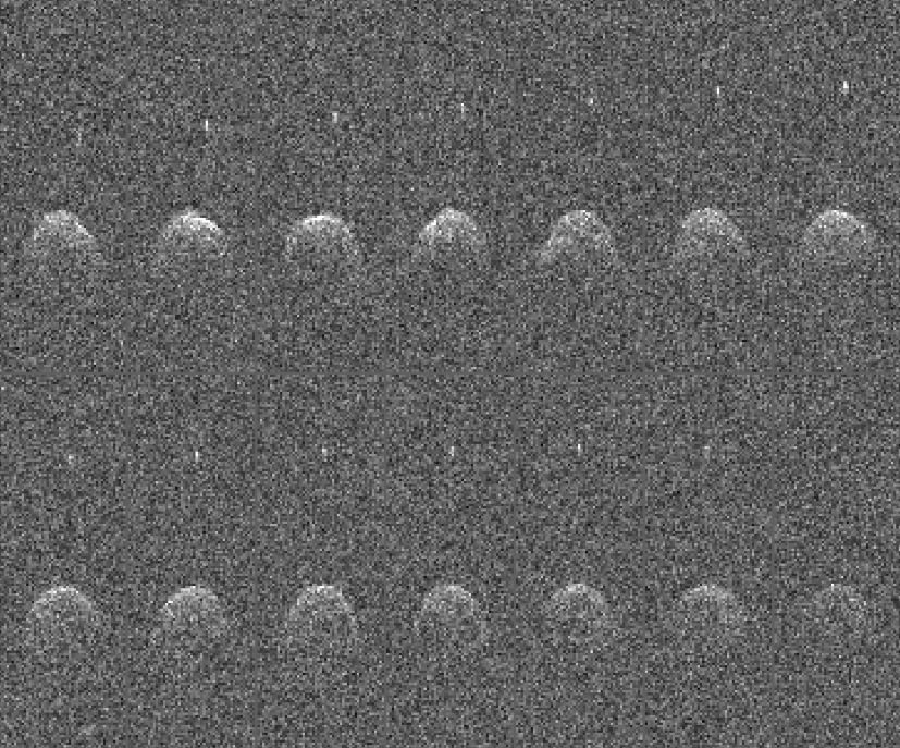 radaropnames van asteroïde Didymos en zijn maantje