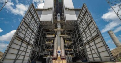 De Ariane 6-raket in Kourou