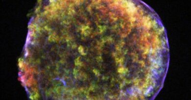 De supernovarestant SN 1572 in röntgenlicht