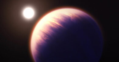 Artist impressie van de exoplaneet WASP-39b