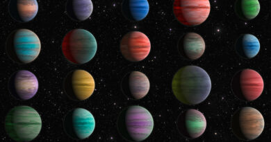 Artist impressie van 25 verschillende exoplaneten