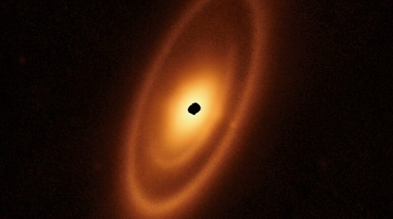 De stofschijf rond Fomalhaut, waargenomen door de Webb Space Telescope