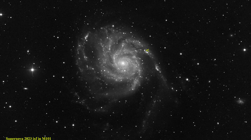 Nieuwe supernova in M101