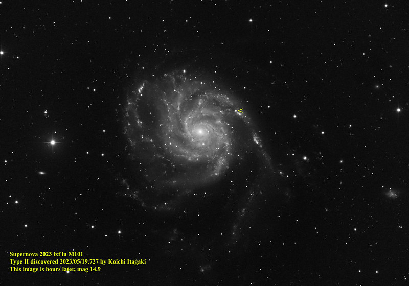 Nieuwe supernova in M101