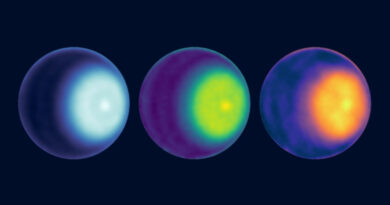 Akins et al. gebruikten microgolfwaarnemingen om de eerste polaire cycloon op Uranus te spotten
