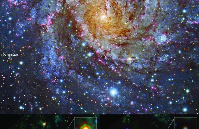 NGC 6946 vastgelegd door de Hubble Space Telescope