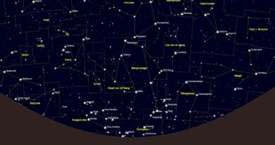 Zoekkaart Rasalhague en het sterrenbeeld Ophiuchus