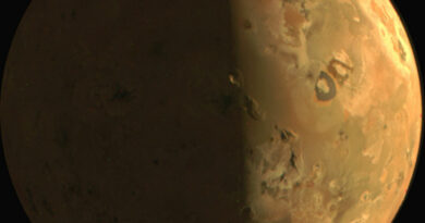 Io, vastgelegd door de JunoCam op 3 februari 2024