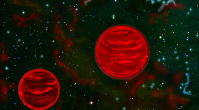 Vrij zwevende binaire systemen met een massa van Jupiter komen vaak voor