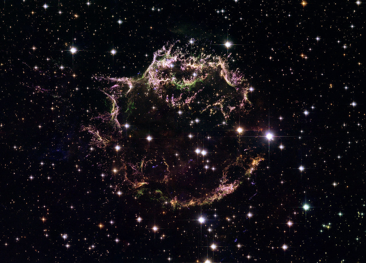 Hubble-opname van Cassiopeia A