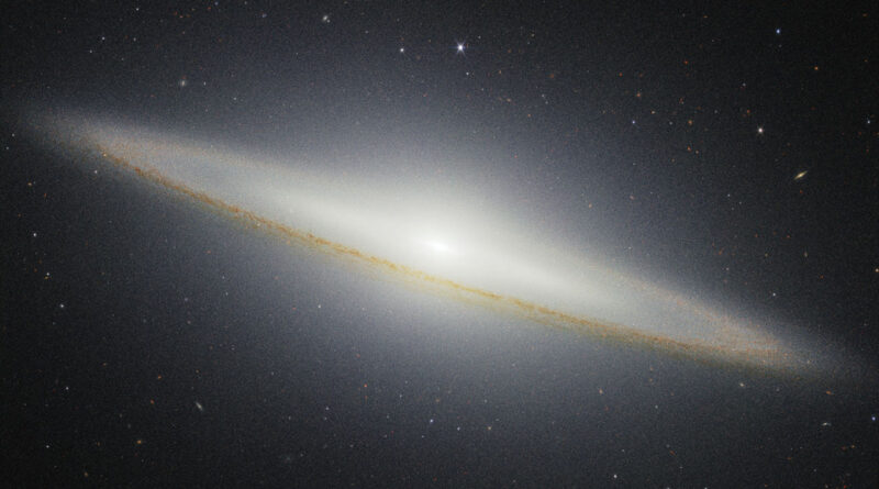 NIRCam-opname van het Sombrerostelsel - Messier 104