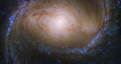 Opname van Messier 91 - NGC 4548 door de Wide Field Camera 3 van de Hubble Space Telescope.