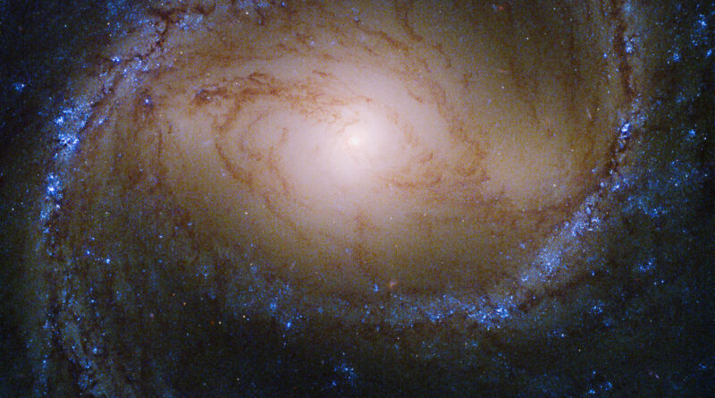 Opname van Messier 91 - NGC 4548 door de Wide Field Camera 3 van de Hubble Space Telescope.