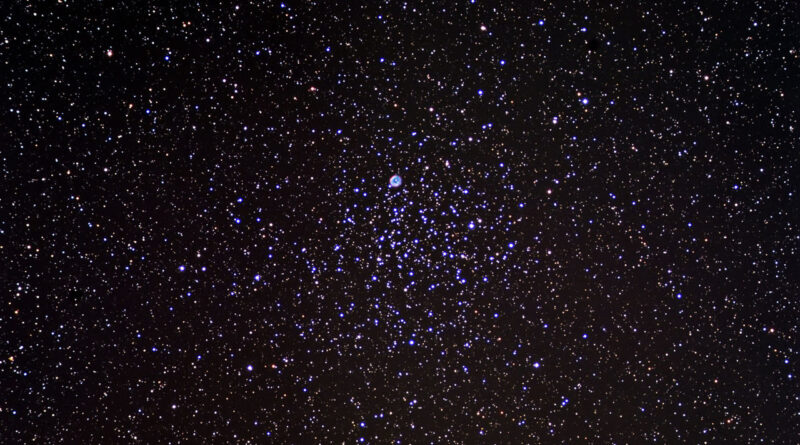 Messier 46 in het sterrenbeeld Puppis - Achtersteven.