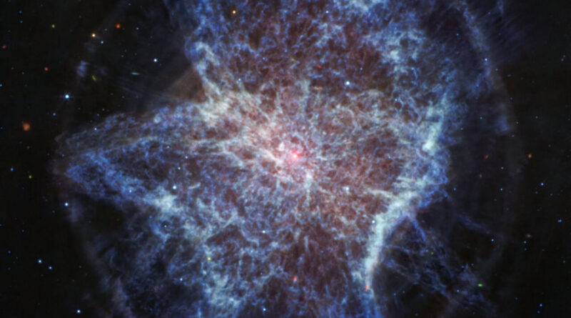 Webb/MIRI-opname van NGC 6072