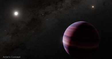 Artist impressie van de gasreus rond Alpha Centauri A