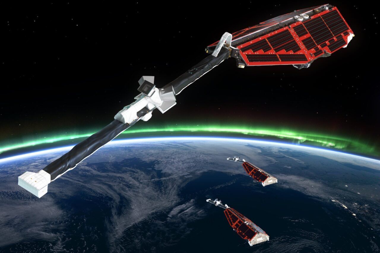 Swarm is een constellatie van satellieten die de aarde observeren
