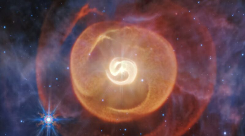 Apep, vastgelegd door de Webb Space Telescope